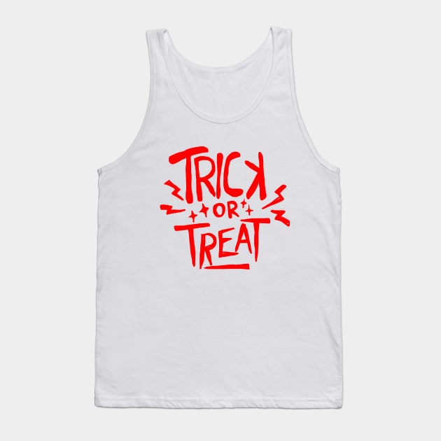 TRICK OR TREAT Tank Top by Maqualys.co